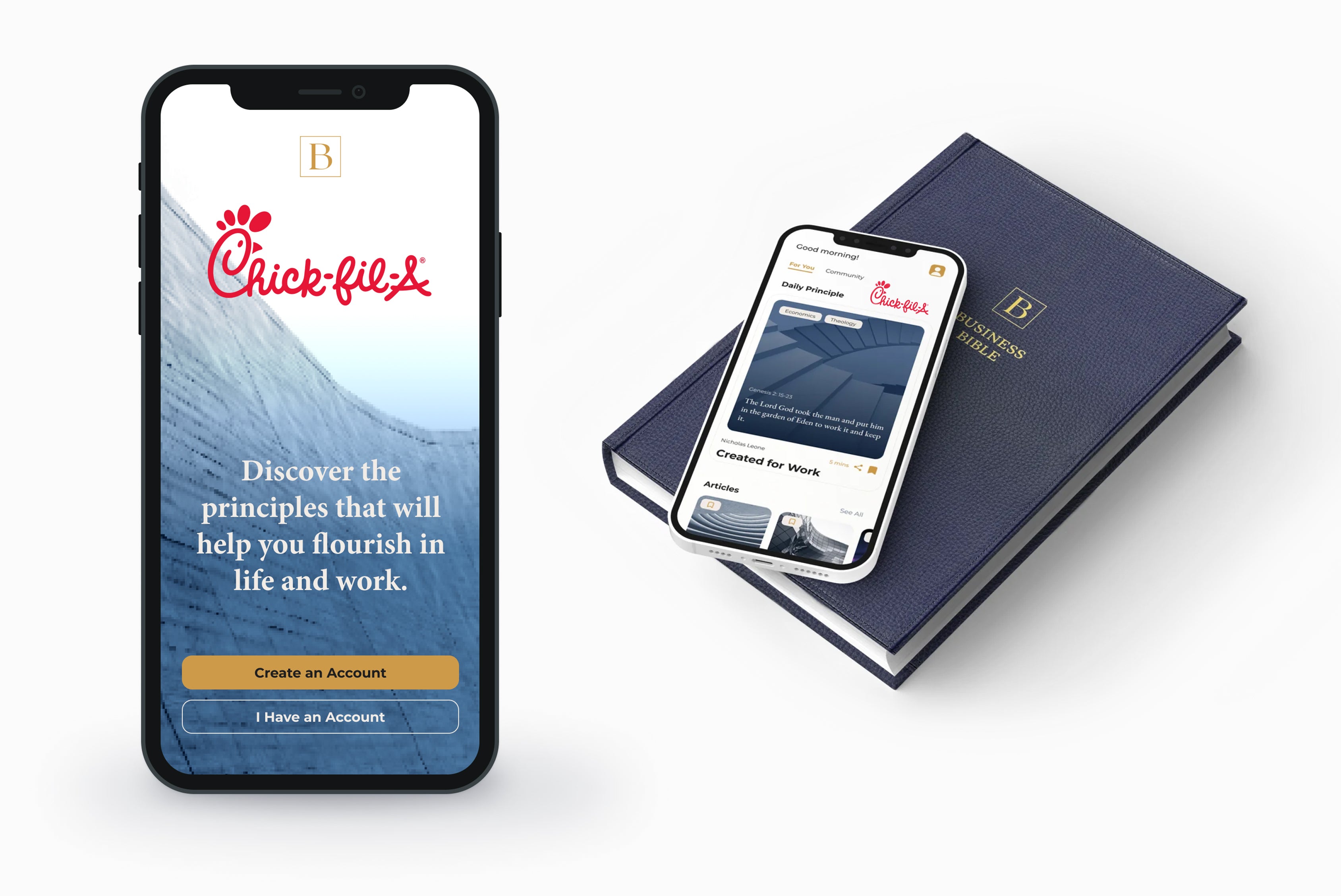 Business Bible and chickfila app