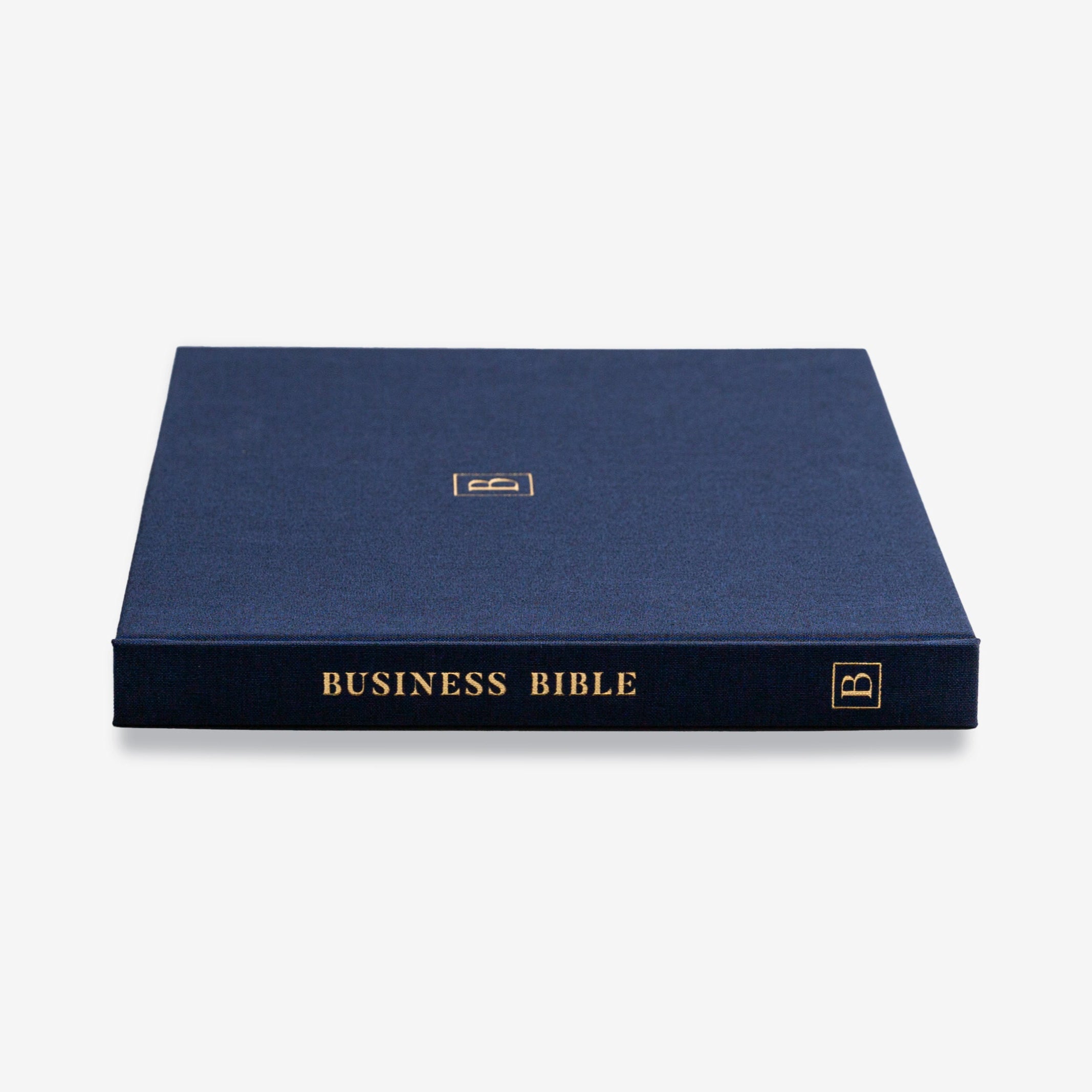 Close-up of The Business Bible book cover
