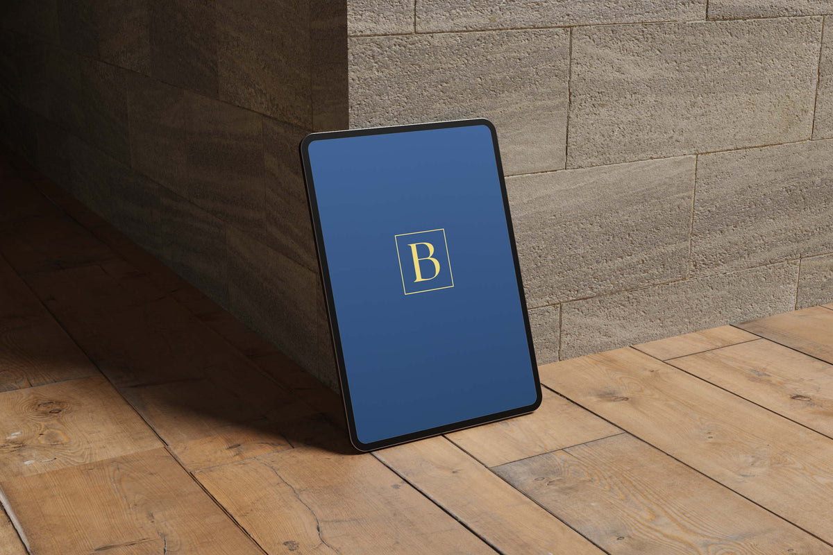 Business Bible tablet mockup 